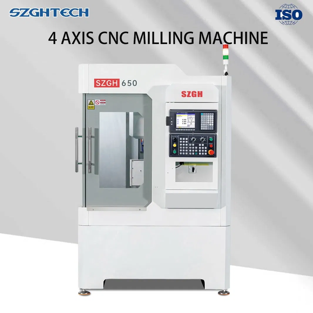 Szgh 3 Axis Small Size Lathe Engraving Machines Milling Machine Desktop CNC Router 4 Axis Rotary Mill Machine