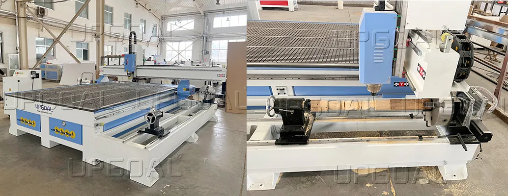 CNC Machine Side View