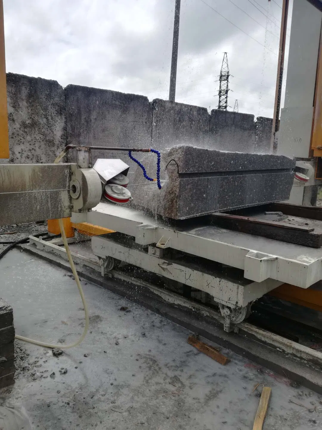 SHXJ2200 CNC wire saw stone profiling machine