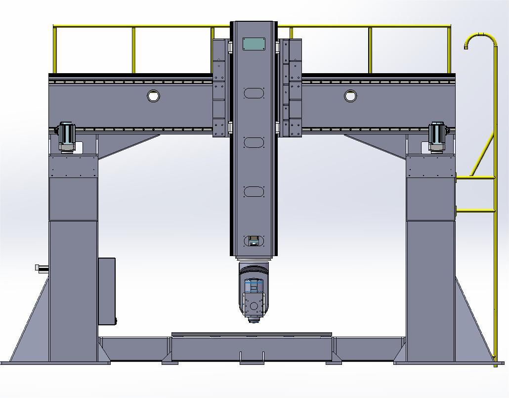 Rhino 2024 Rtcp Best Sales 5 Axis CNC 3D CNC Router Wood Working Machine Center High Precision Gantry Moving CNC Router 1300 2500mm Z 1000mm