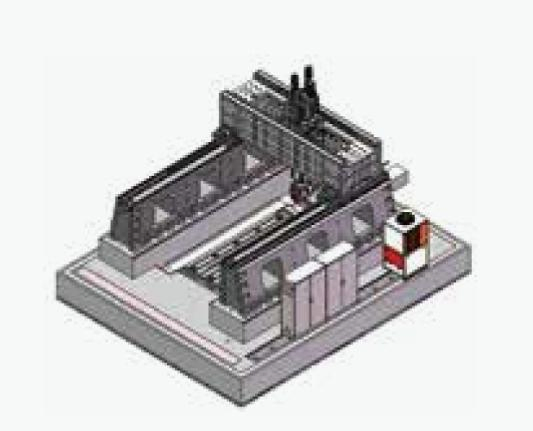 Moving Crossbeam 5-Axis Simultaneous (Dual Head) CNC Gantry Machining Center