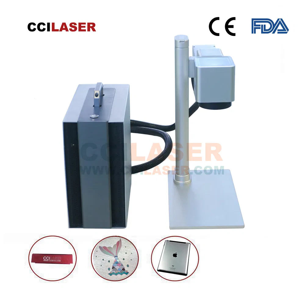New Cci Laser Portable Metal Fiber Laser Marking Machine Price for Clocks Jewelry with Raycus Max Logo Printing Cutting Engraving Machinery for Small Business