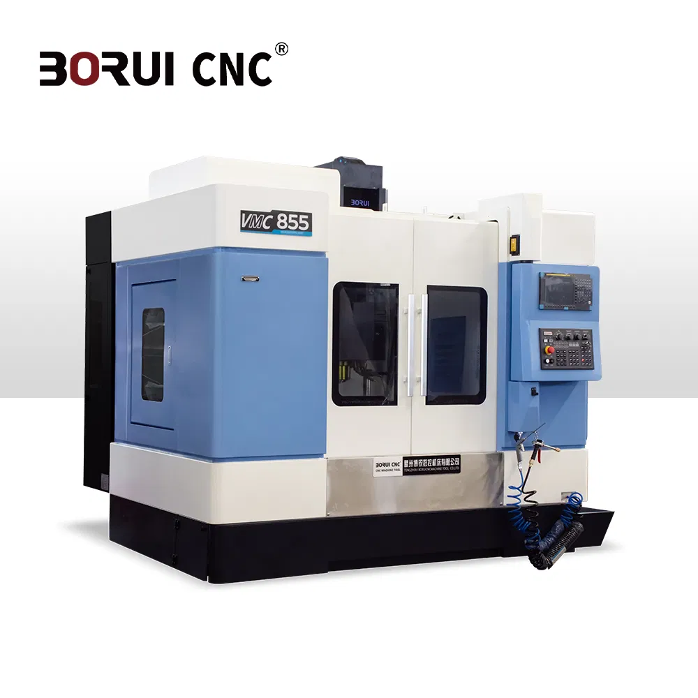 Vmc855 CNC Vertical Machining Center with a 3 Axis Simultaneous Control for Complex Miniature Part and Component Machining.