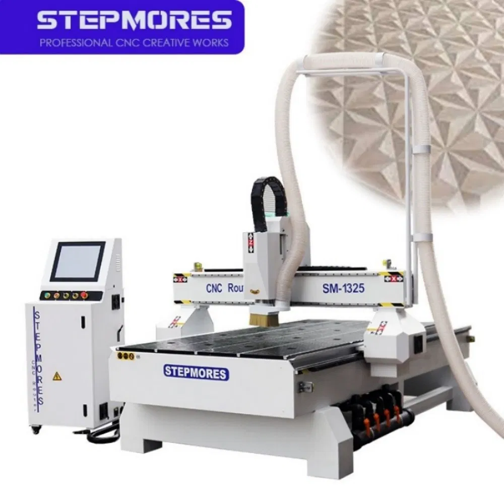 Wood Furniture Making Machine 1325 with Rotary Device 4 Axis Router Table Woodworking CNC Router Machine Cutter