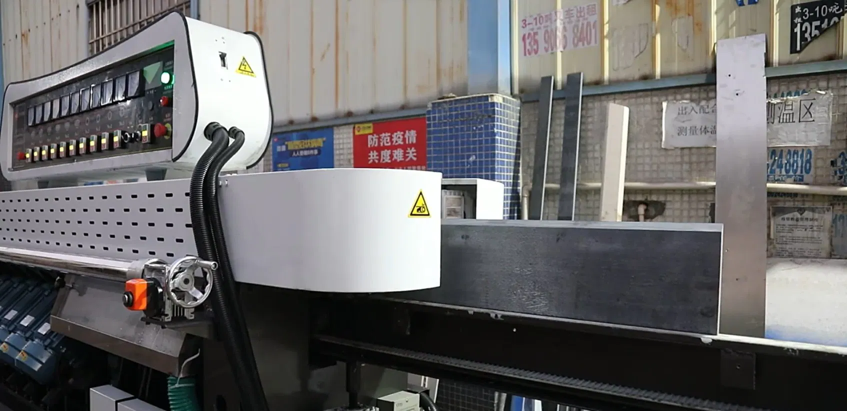 Multi-Function Automatic Straight Edge Chamfering Stone Polishing Machine