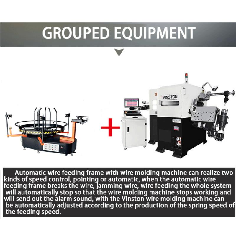 CMM-12-237r CNC Camless Multi-Axis Rotary Wire Spring Former Machine