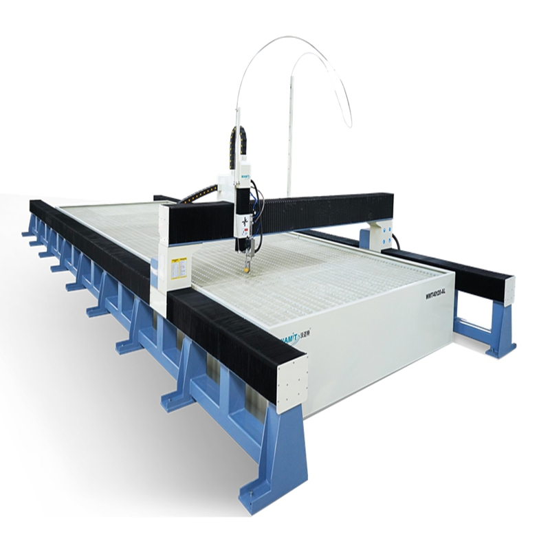 4*12m Big Size 220V 380V 415V Wamit High Precision 3 Axis 5 Axis Water Jet Cutter CNC Waterjet Cutting Machine for Marble Glass Tile Metal CNC Cutting