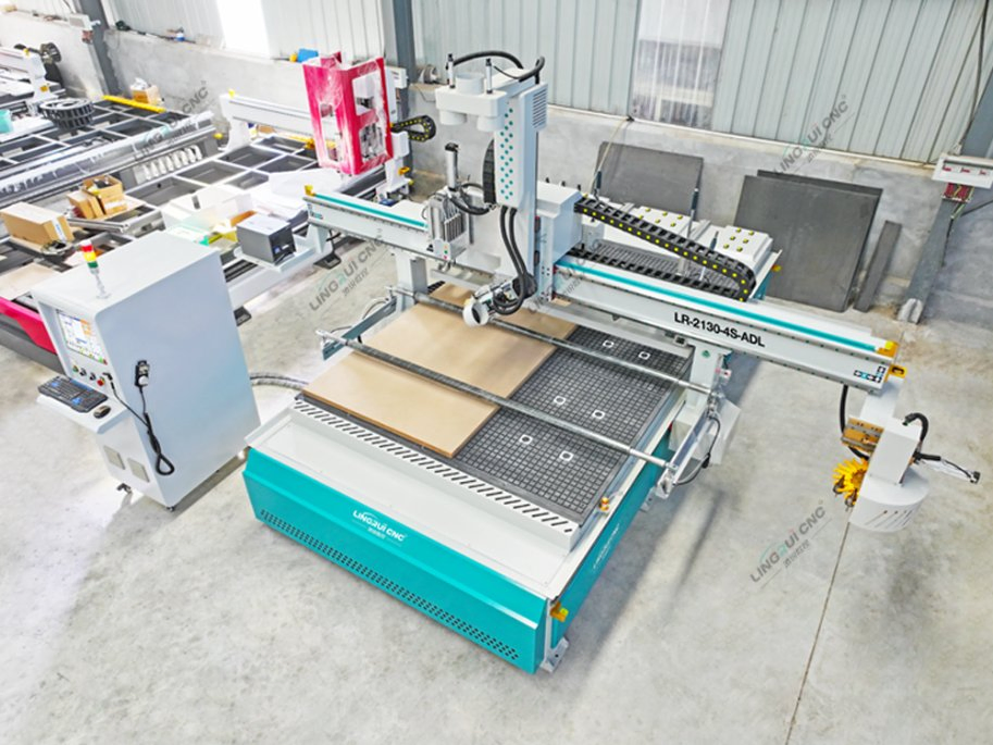 High-Precision 2130 Vertical Drilling Assembly Rotary Axis CNC Router Machine