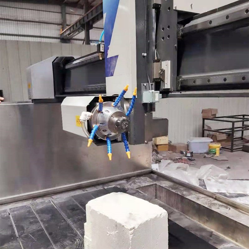 4 Axis Big Pillar Roman Columns Cylinder Stone Machine Stone CNC Carving Machine