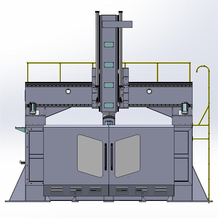 Rhino 2024 Rtcp Best Sales 5 Axis CNC 3D CNC Router Wood Working Machine Center High Precision Gantry Moving CNC Router 1300 2500mm Z 1000mm