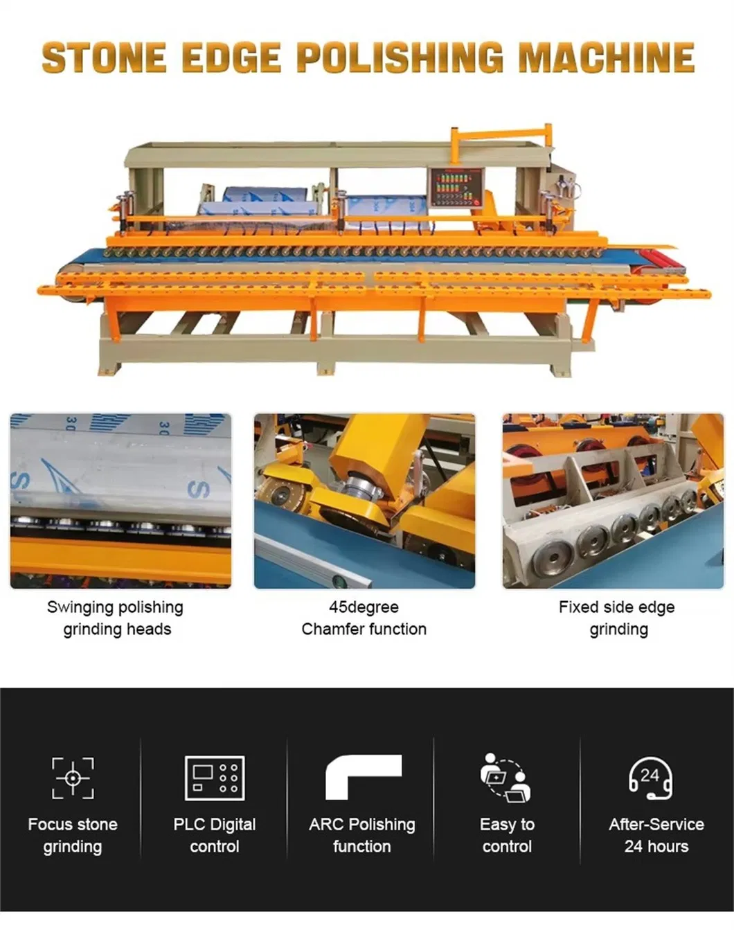 Stone Polishing Machine Detail 1