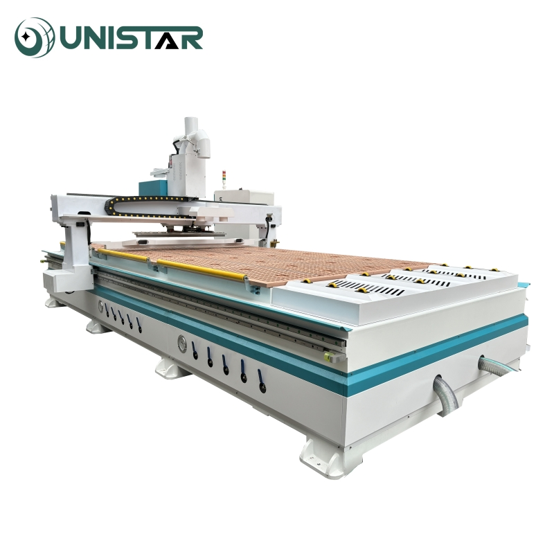 Furnitures Cabinets Atc 3D CNC Woodworking Wood Carving Router 1325 1530 2030 with Linear Type Auto Tool Changer