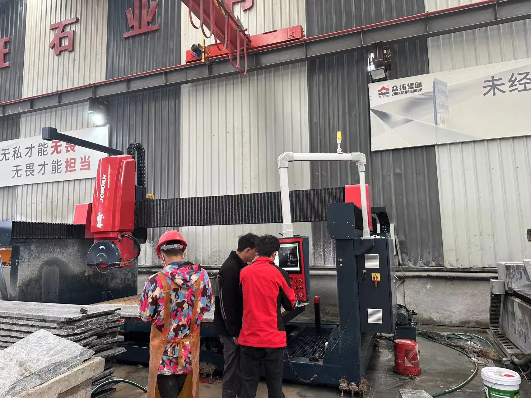 5 Axis CNC Marble Granite Cutter with High Efficiency for Countertop Vanity Cutting and Profiling Stone Cutting Machine