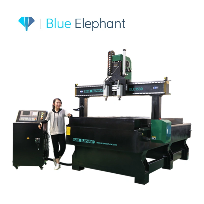 High Level Jinan Blue Elephant 1530 Multi-Head CNC Router Machines for Wood Carving Mirror Frame for Sale in UK