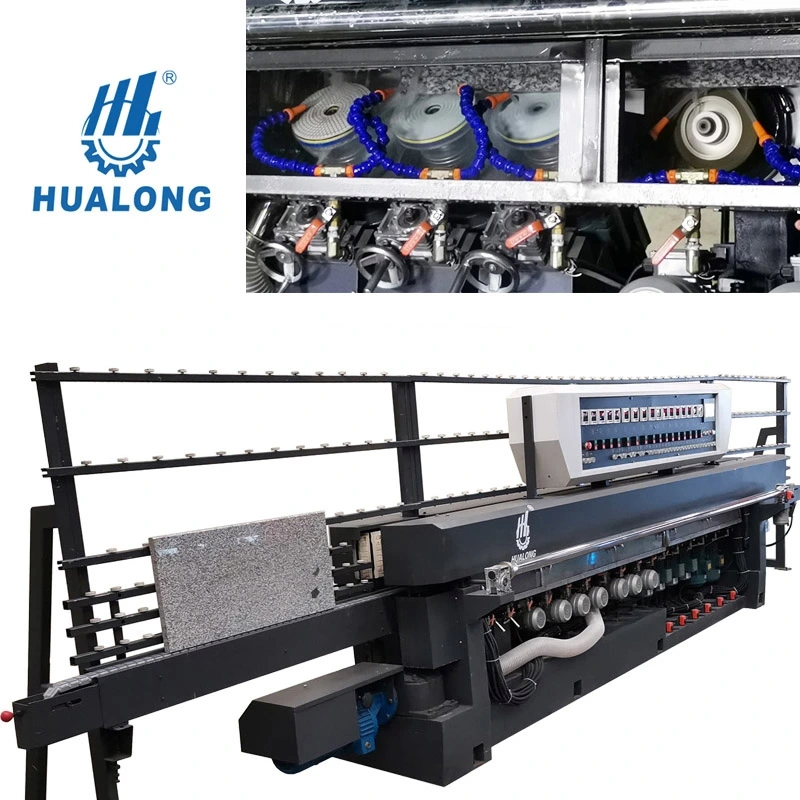 2026 Hualong Stone Angle Polishing Machines Automatic Stone Polishing Machine Edge Surface Step-Faceting Grinder Hlsp-16 for Marble Granite Quartz Slabs