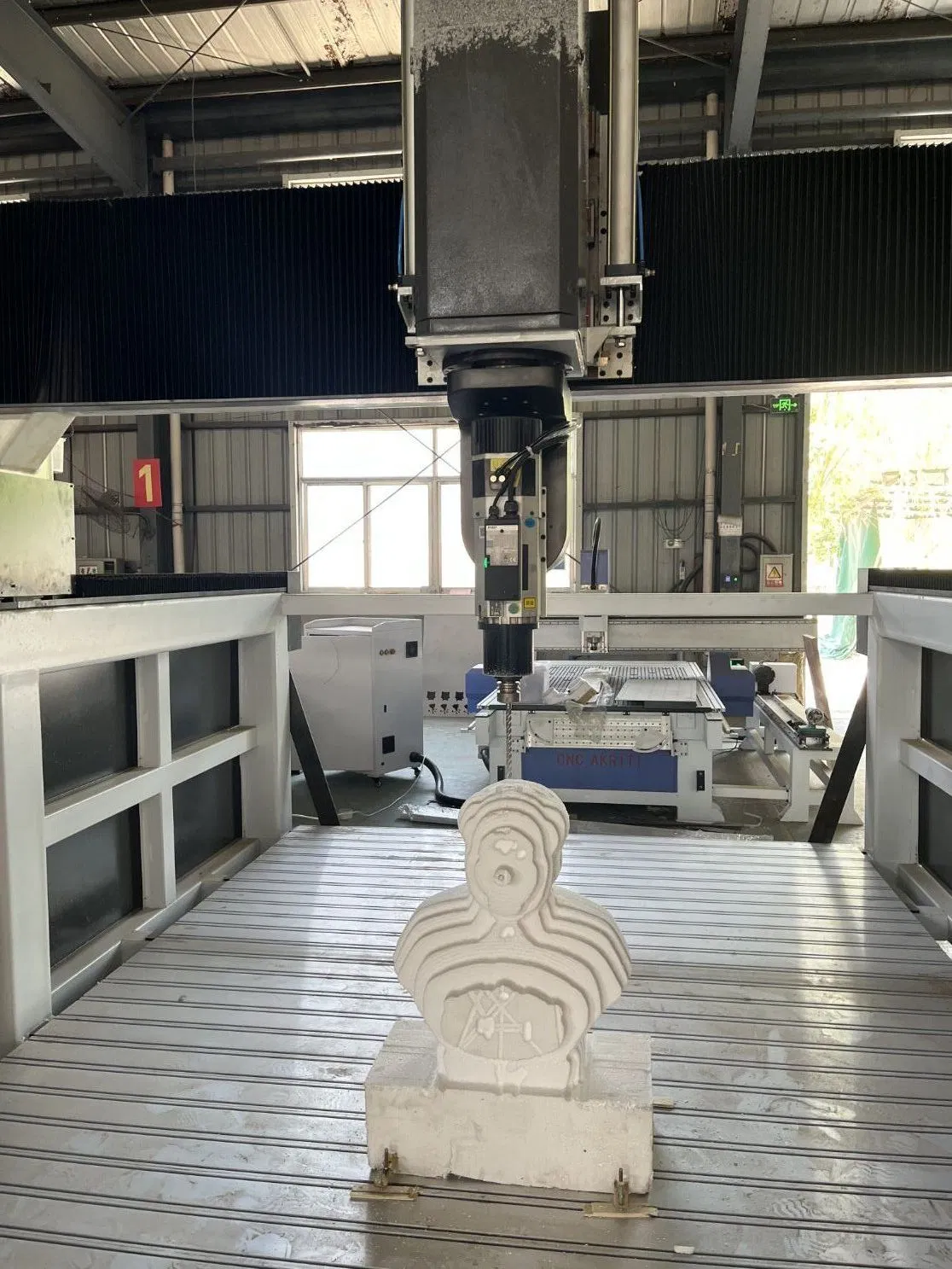 Atc 3D CNC Woodworking Wood Carving Router 1325 1530 2030 2040 with Linear Type Auto Tool Changer 3 4 5 Axis Optional Double Head Four Head Optional