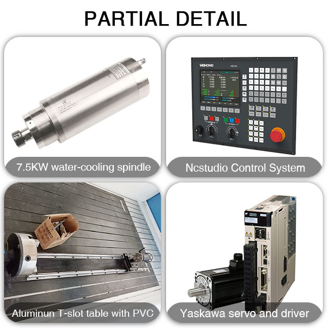 Gemstone Carving Stone Milling CNC Router Machine, Granite Marble Cutting Engraving CNC Rotary Axis Machine