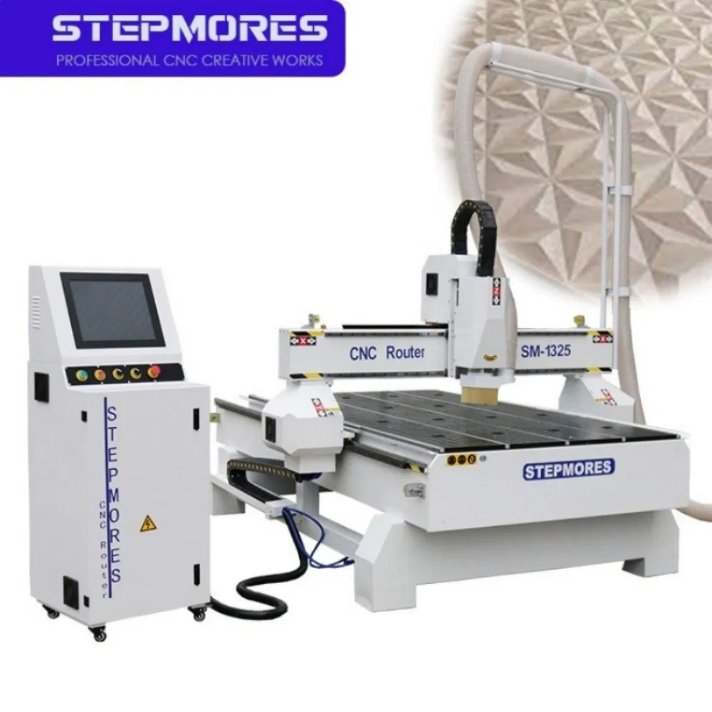 Wood Furniture Making Machine 1325 with Rotary Device 4 Axis Router Table Woodworking CNC Router Machine Cutter