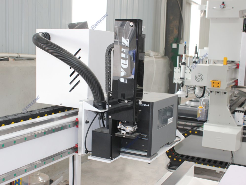 Linear Automatic Tool Changer Woodworking Engraving Machine Router for Panel Furniture, Equipped with Drilling Bit Kit and 3D Rotary Axis