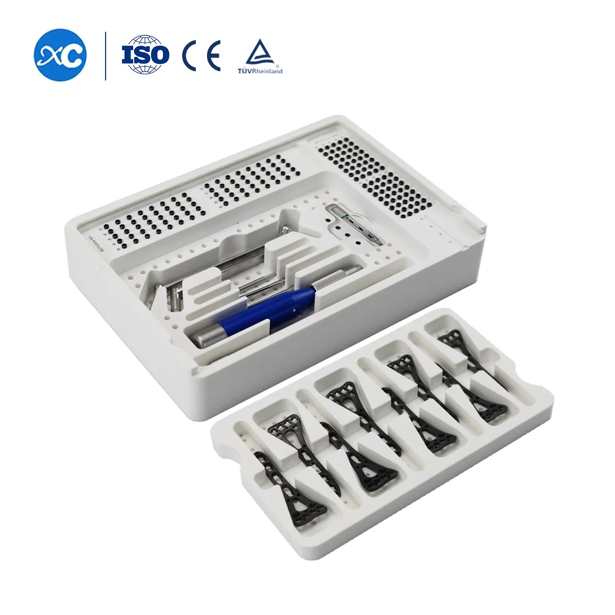 Orthopedic Titanium Implants Distal Radius Locking Plate Instruments Set