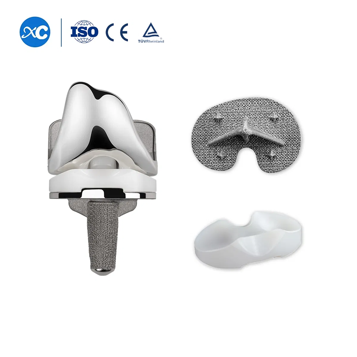 Artificial Titanium Knee Replacement