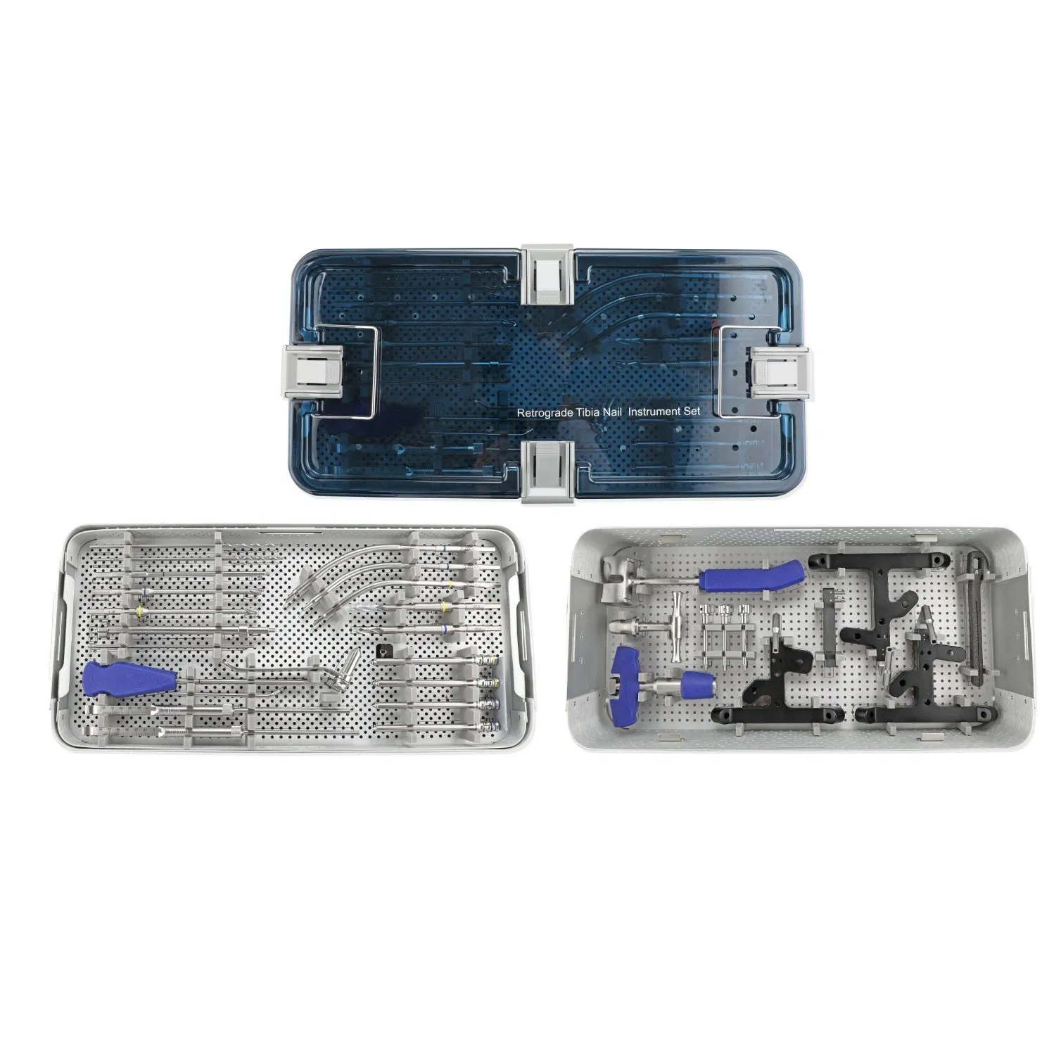 Orthopedic Medical Equipment Retrograde Tibia Nail Instrument Set Surgical Medical Equipment