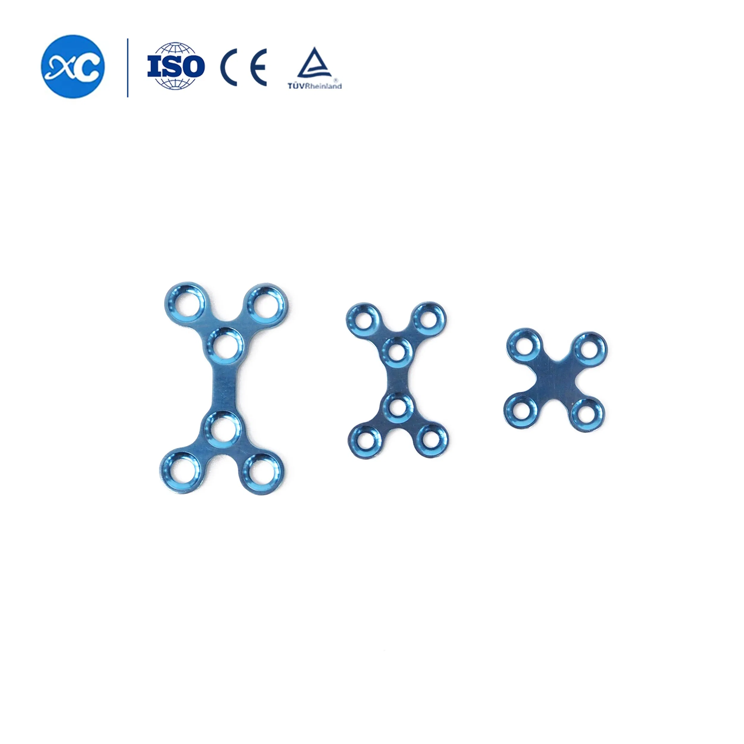 Orthopedic Titanium Mini Plates and Screws Maxillofacial Implant