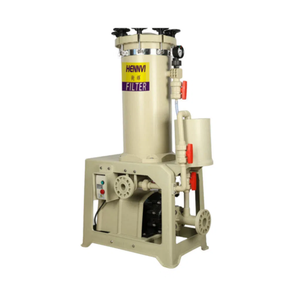 Industrial Chemical Process Filtration Filter System for Etching and Plating