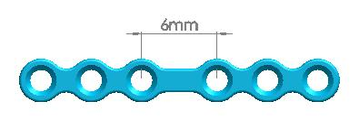 Jinlu Medical Orthopedic Implant Straight Maxillofacial Platetype-II