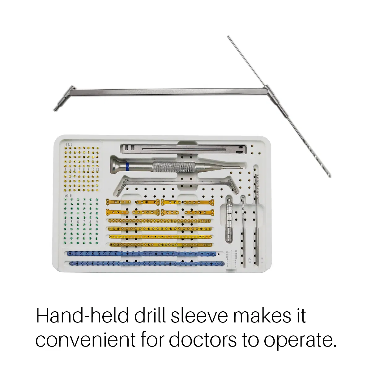 Orthopedic Instruments Set Veterinary Alps Mini Instruments Set 1.6&1.1mm