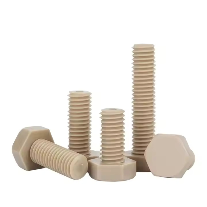 Insulation Peek Screw Hex Head Plastic Screw DIN 912 Cylindrical Hex Socket Cap Screw