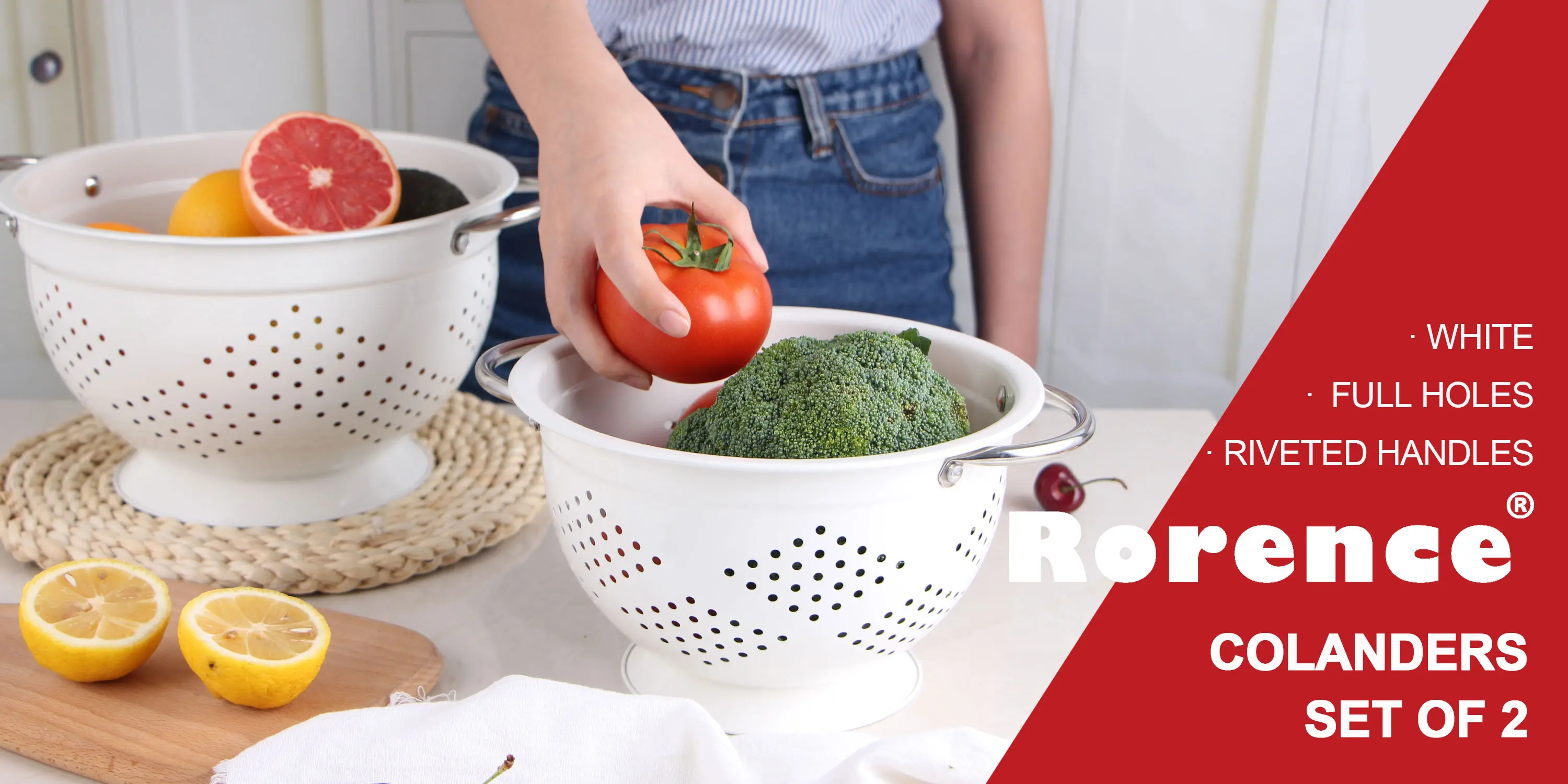 Kitchen Colander Set Details