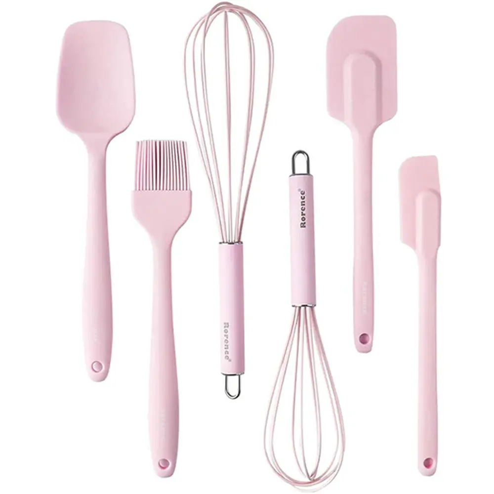 OEM Spatula Set Silicone Spatula Heat Resistant Spatulas for Nonstick Cookware Set of Suppliers, Products