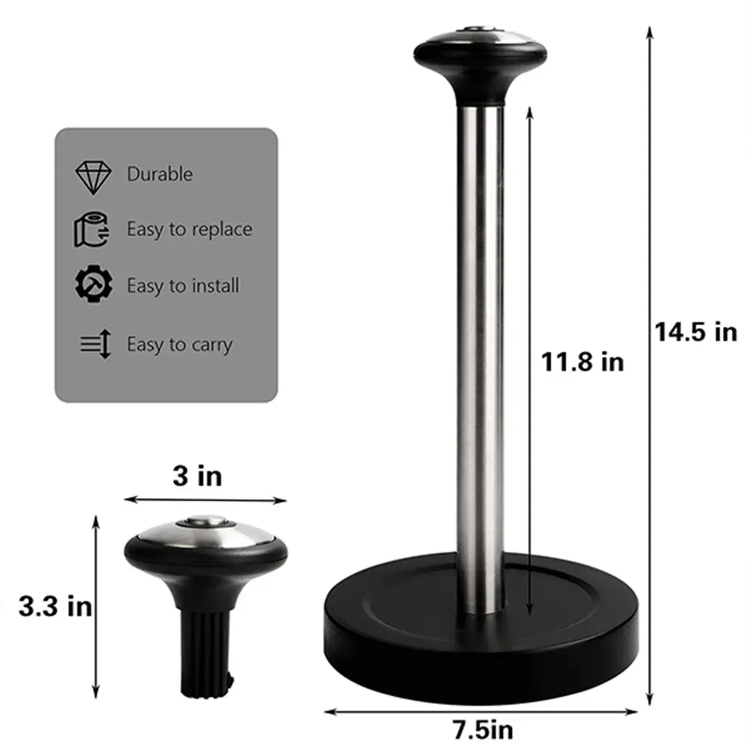 Wholesale Stainless Steel Paper Towel Holder for Holding Paper Towels, Modern Standing Paper Towel Roll Manufacturer, Products