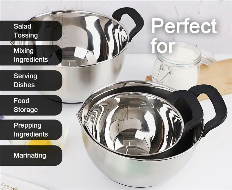 best stainless steel bowls metal mixing bowls