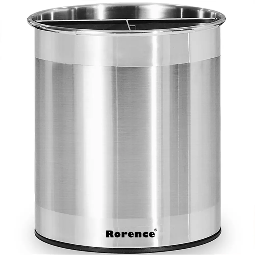 OEM Stainless Steel Utensil Holder for Countertop with Removable Divider，360° Rotating Utensil Crock Manufacturers, Supplier
