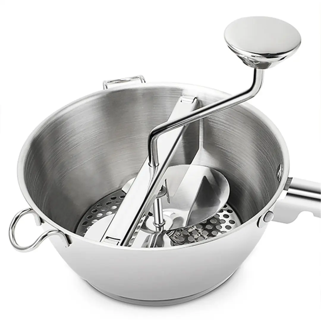 Wholesale Food Mill Stainless Steel With 3 Grinding Discs, Milling Handle & Bowl Rotary Food Mill Manufacturers, Products