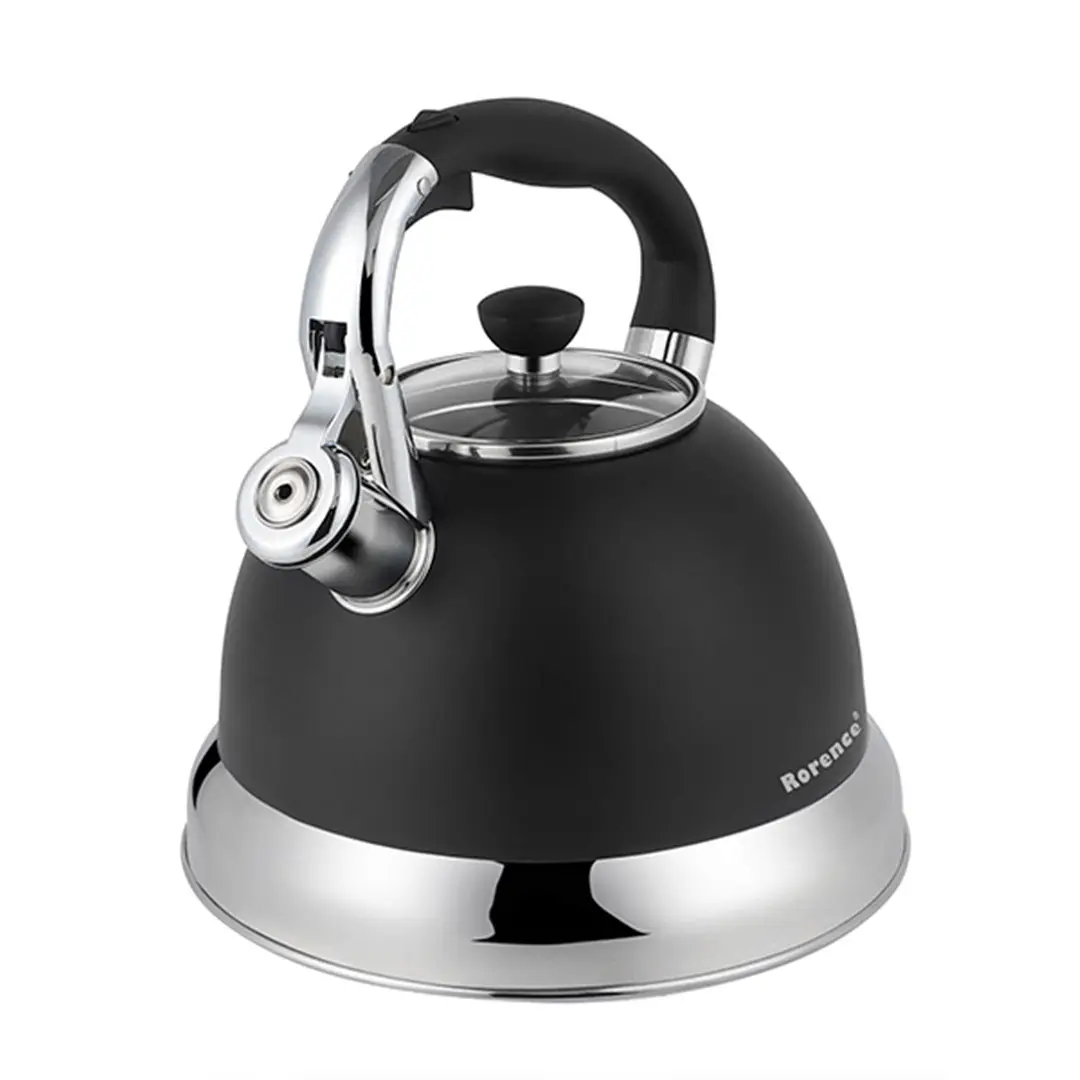 OEM Stainless Steel Whistling Tea Kettle for Stovetop Use, Ensuring Food-Grade Safety and Quick Boiling on Any Stove Top Manufacturer, Manufacturers