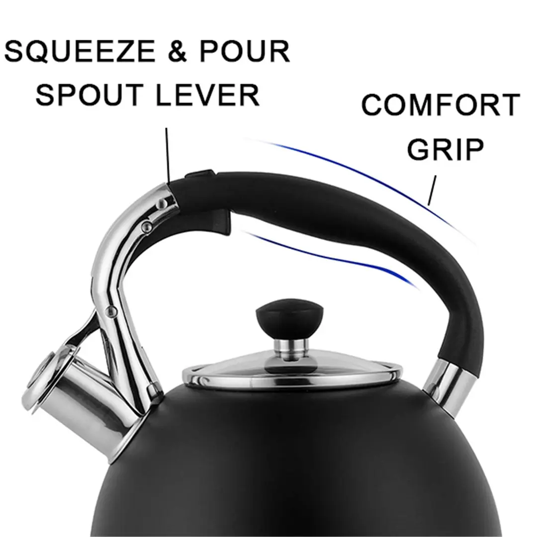 OEM Stainless Steel Whistling Tea Kettle for Stovetop Use, Ensuring Food-Grade Safety and Quick Boiling on Any Stove Top Manufacturer, Manufacturers
