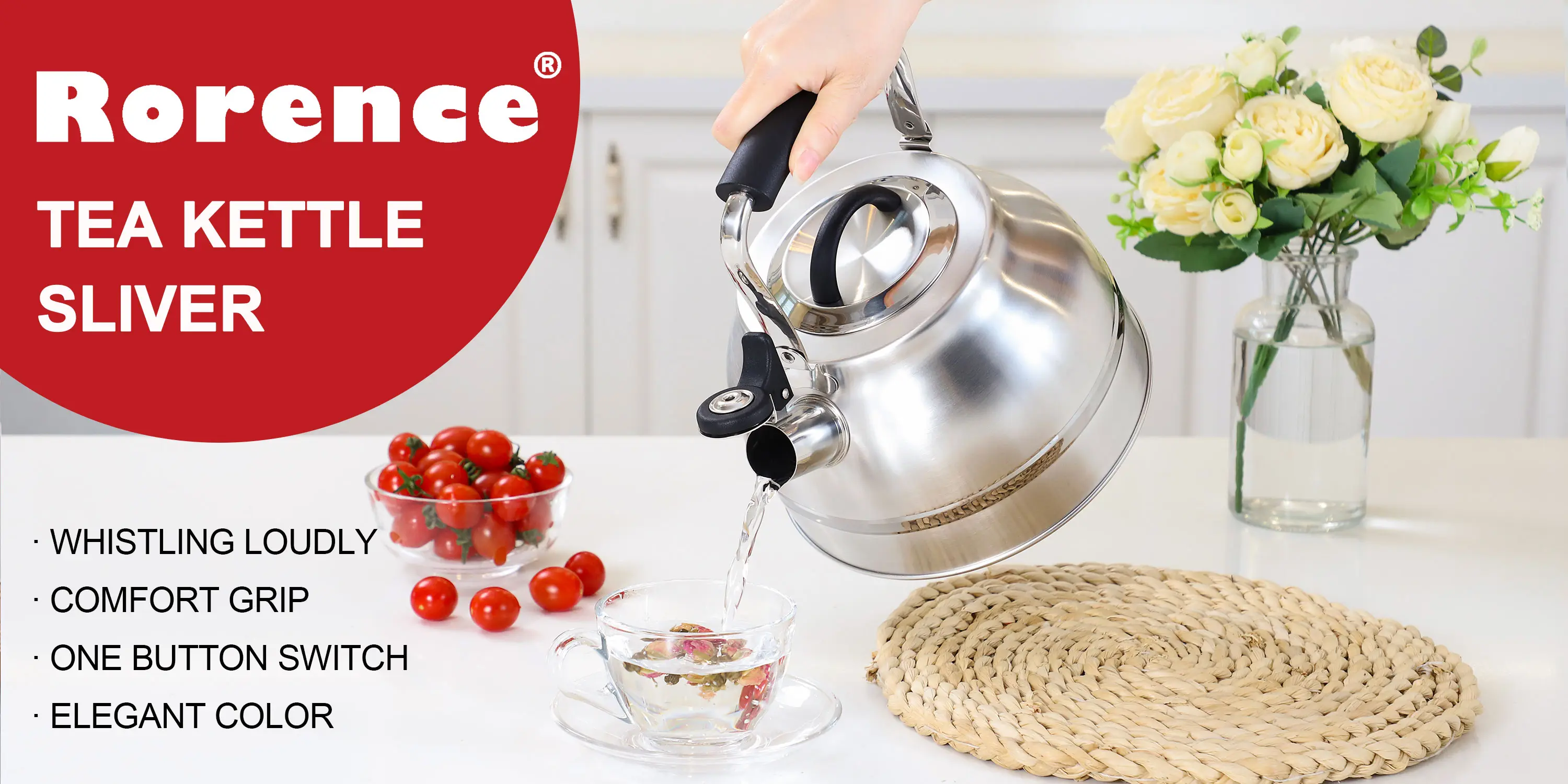 stainless steel tea kettle stovetop