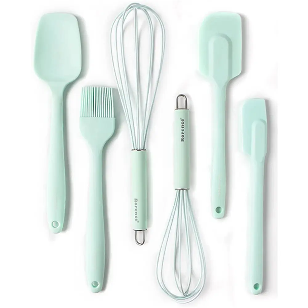 OEM Spatula Set Silicone Spatula Heat Resistant Spatulas for Nonstick Cookware Set of Suppliers, Products