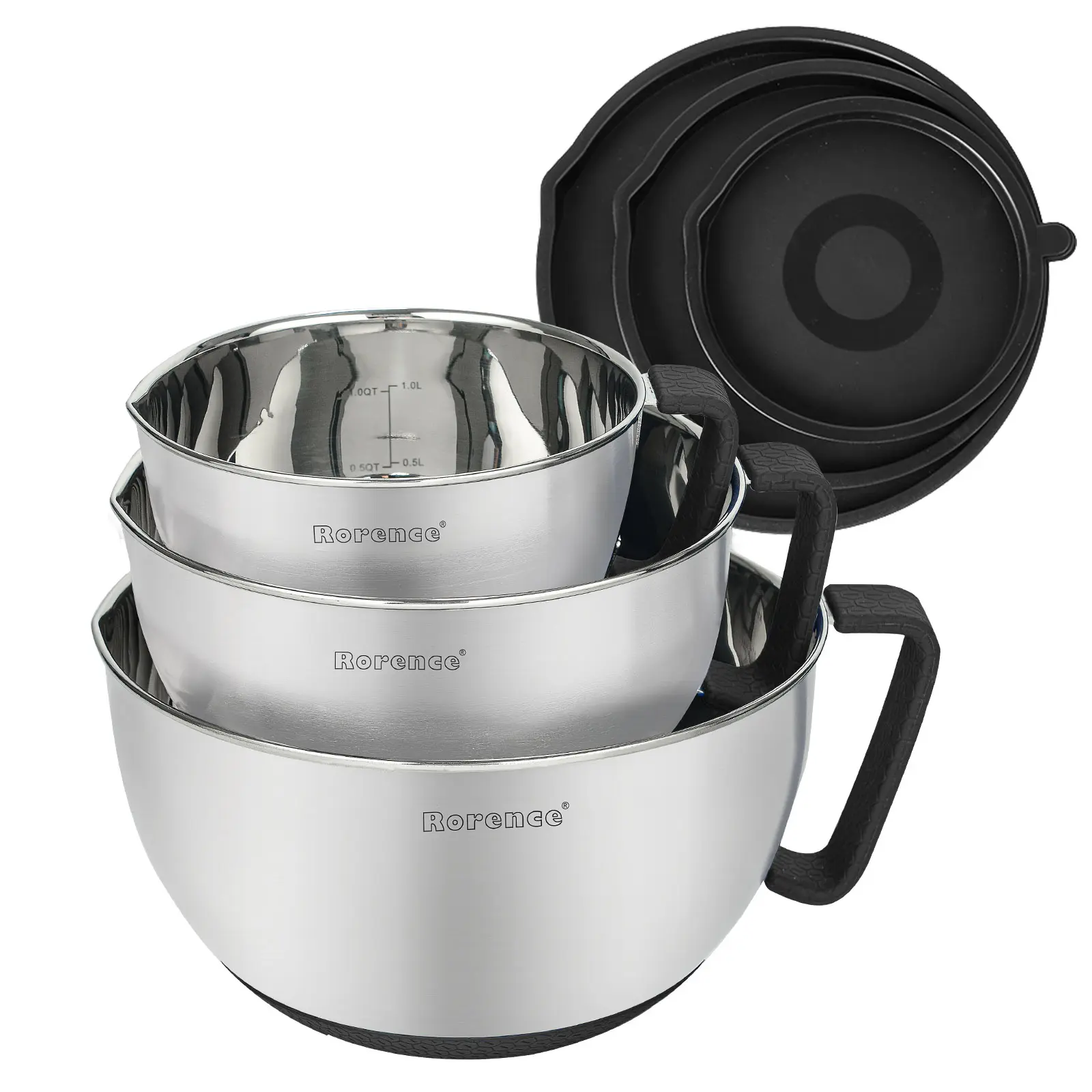 Wholesale Stainless Steel Mixing Bowls Set for Kitchen, Nesting Bakeware Kitchen Tool for Cooking, Baking Manufacturers, Supplier