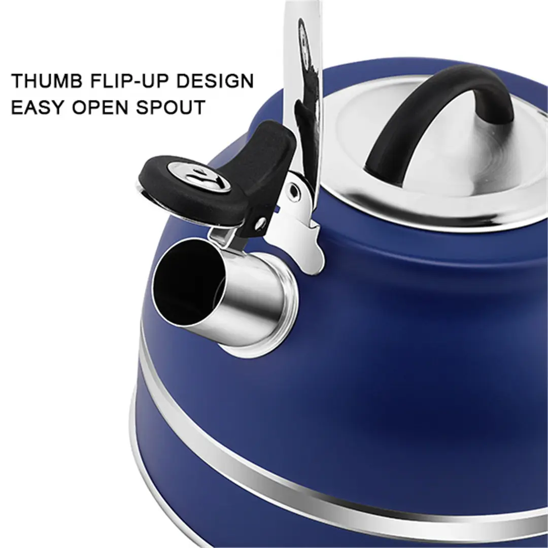 Wholesale 3 Quart Painting Kettle Whistling Tea Pot Stainless Steel Whistle Stove Top Kettle Supplier, Product