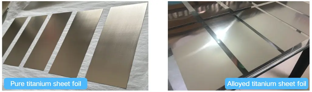 Titanium Foil Products Detailes