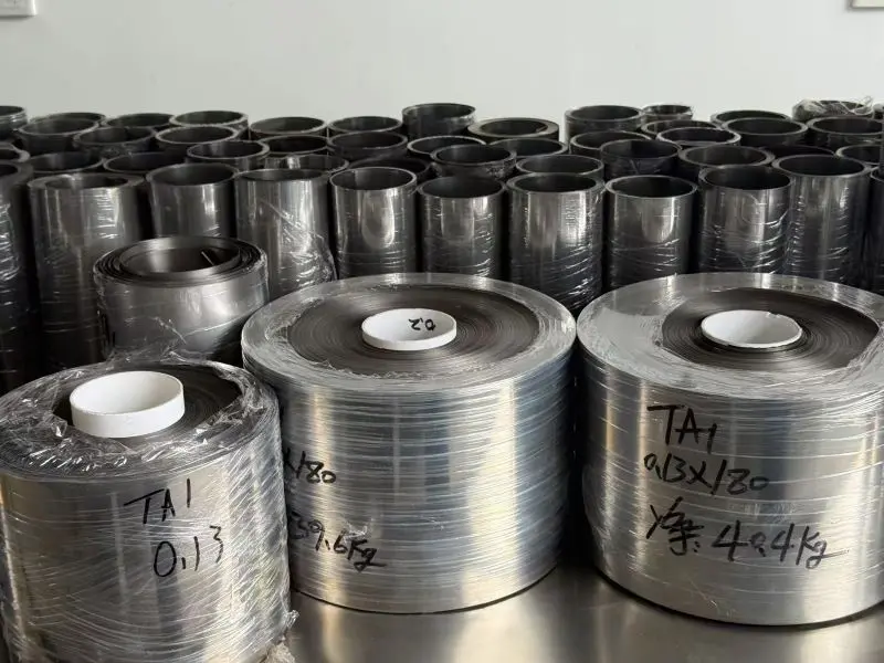 China 0.005-0.10 Titanium foil Supplier, Service