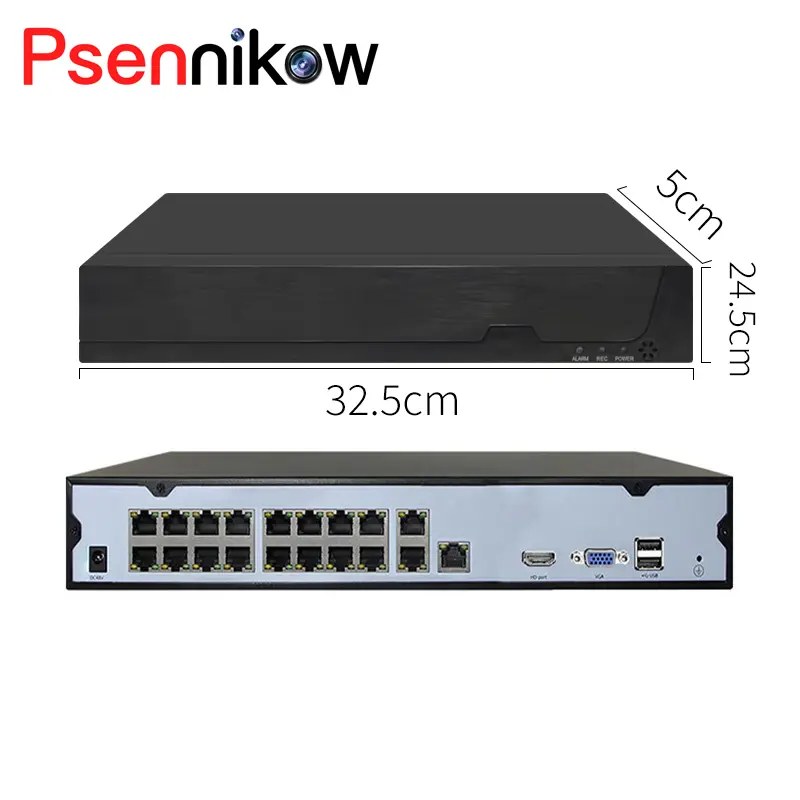 Advanced 16-Channel POE CCTV Surveillance System