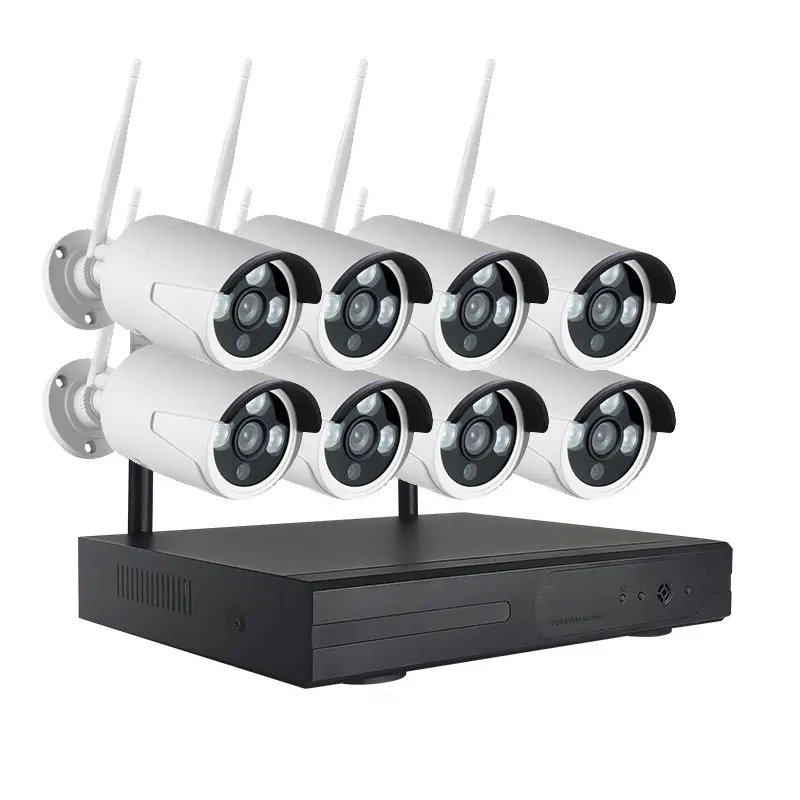 8-Channel Wireless WiFi Surveillance Kit - Your All-in-One Security Solution