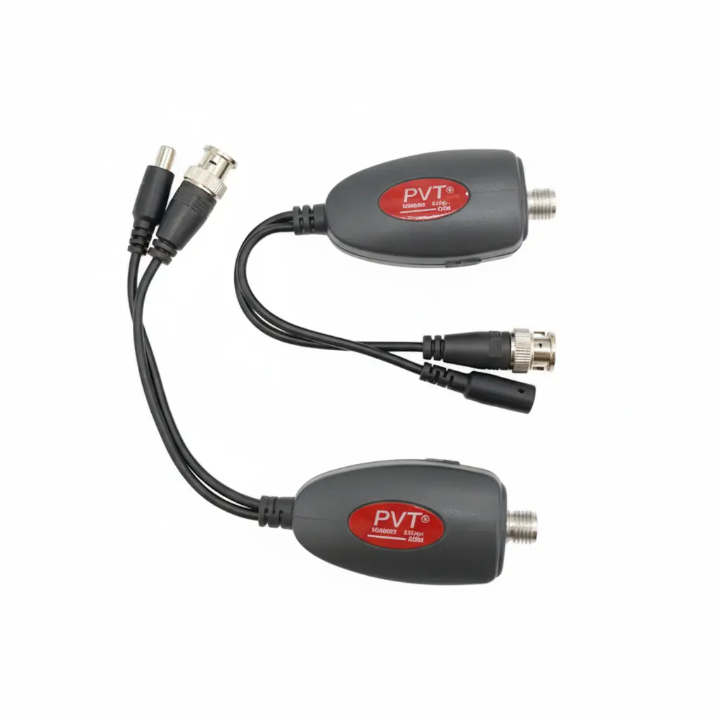 Psennikow Video Transmitter Via One BNC Video Cable Up to 800M HD-PVT Power Video Transmitter AHD CVI TVI CCTV Camera