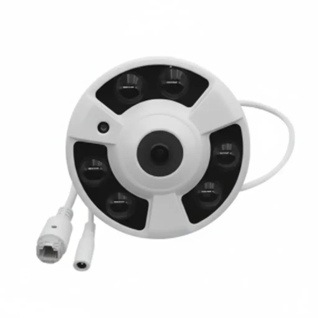 Fish Eye Panoramic POE Camera 4K Ultra HD 8MP ONVIF IP Camera 1.7MM Audio Record IR Nightvision CCTV Surveillance System