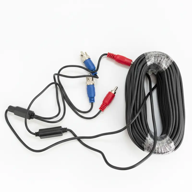 Psenniknow 60ft 18m/100ft 30m BNC+DC CCTV Cable DVR Camera Recorder Video Cable for Analog AHD CVI Camera DVR CCTV Surveillance